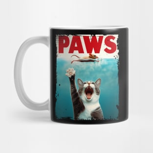 Paws Parody Cat Humor Mug